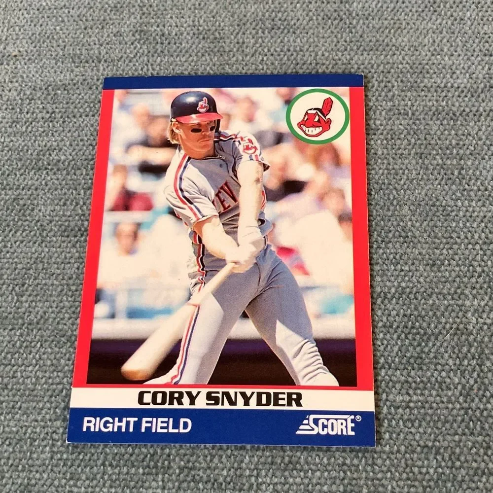 1991 Score Cleveland Indians Baseball Card Trading Card